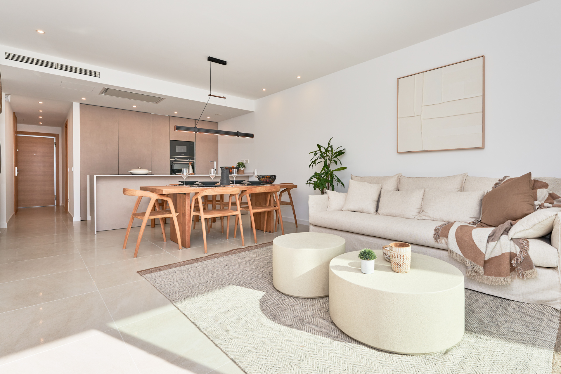 NUR 130m zum Meer: Erdgeschosswohnung mit 3 Schlafzimmer, Terrasse und Tiefgaragenstellplatz, 07159 Sant Elm (Spanien), Erdgeschosswohnung
