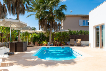Moderno chalet con 3 dorm., terraza acristalada, piscina y azotea en zona residencial tranquila, 07559 Port Verd (España), Casa unifamiliar