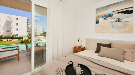 Tu Nuevo Hogar en Cala d’Or: Piso de nueva construcción con balcón y Plaza de Garaje Subterráneo, 07660 Cala D'or (España), Piso en planta
