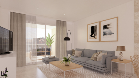 Etagenwohnung im 1. Stock mit 2 Schlafzimmern, Balkon, Stellplatz und Gemeinschaftspool, 07590 Cala Ratjada (Spanien), Etagenwohnung