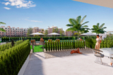 Exclusivo de nueva construcción: piso en 1ª planta con sur-balcón, parking y piscina comunitaria - Gartenterrasse