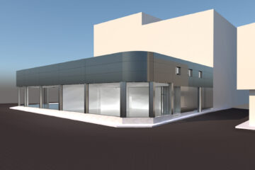 ¡Moderno proyecto de obra nueva! Espacio comercial con salas de oficina en buena ubicación, 07500 Manacor (España), Local comercial