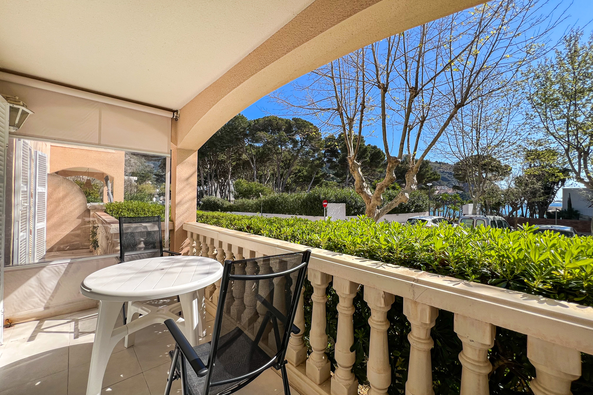 VERKAUFT: Wohnung mit 2 Schlafzimmern, Teil-Meerblick, Terrasse und Gemeinschaftspool, 07589 Canyamel (Spanien), Erdgeschosswohnung