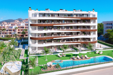 Exklusiver Neubau: Wohnung im 1. Obergeschoss mit 2 Schlafzimmern, Süd-Balkon und Gemeinschaftspool, 07560 Sa Coma (Spanien), Etagenwohnung