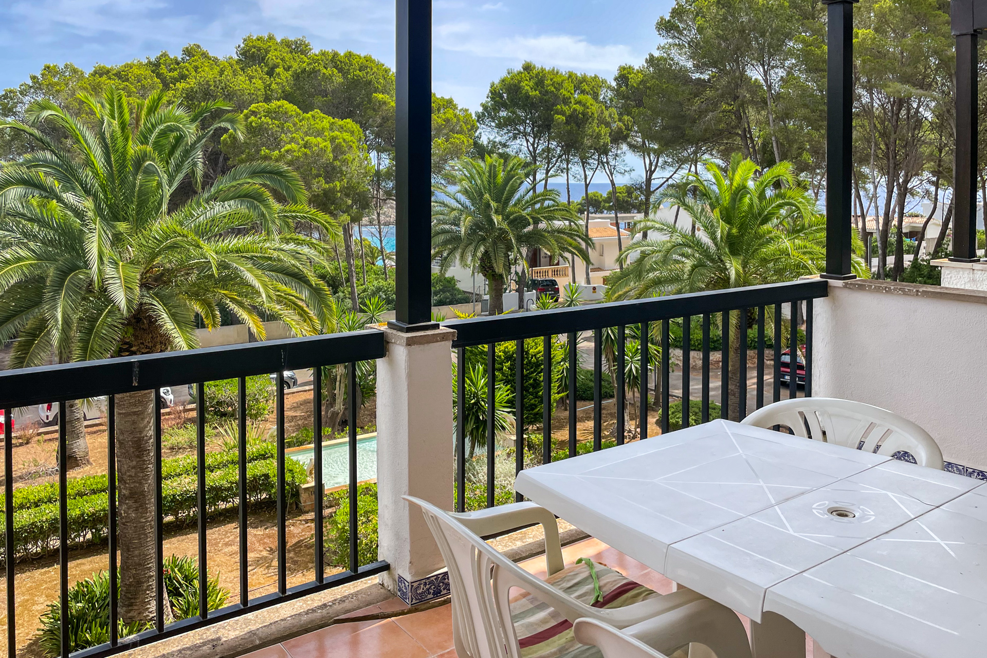 Ideal holiday apartment with 2 bedrooms and a balcony with sea view, close to the beach, 07589 Font de Sa Cala (Spain), Upper floor flat