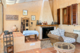 Charming finca with pool and guest house near Artà - Conservatory with fireplace