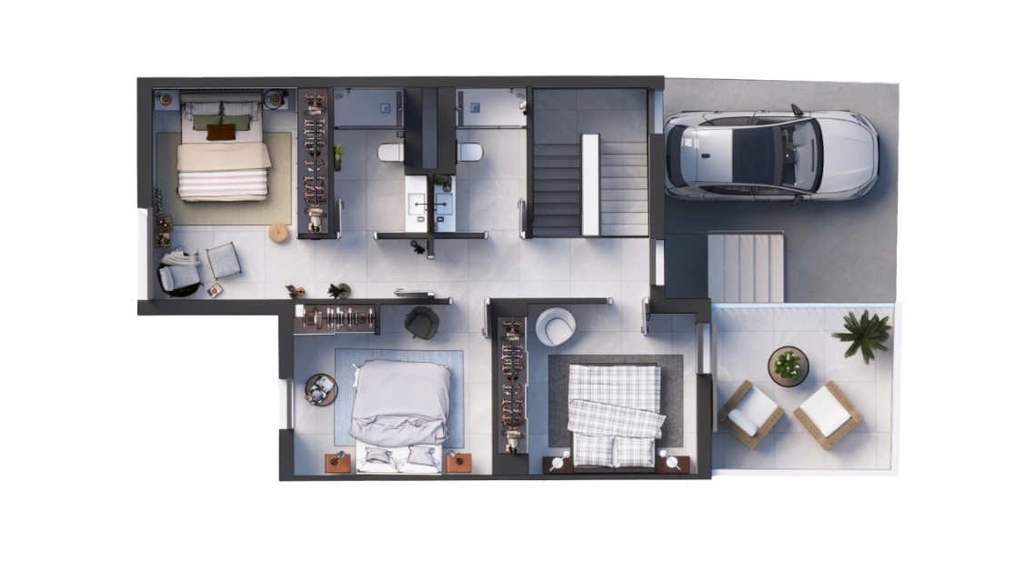 Floor plan upper floor