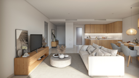 Moderno apartamento en planta baja con terraza, plaza de garaje subterránea y piscina comunitaria con vistas al mar, 07580 Capdepera (España), Piso en planta baja