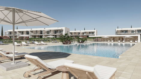 Obra nueva moderna: ático con azotea y piscina comunitaria de agua salada, 07639 Sa Ràpita (España), Planta superior