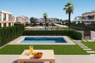 Chalet de primera calidad de nueva construcción con jardín privado, sótano habitable y piscina comunitaria, 07580 Cala Ratjada (España), Chalet