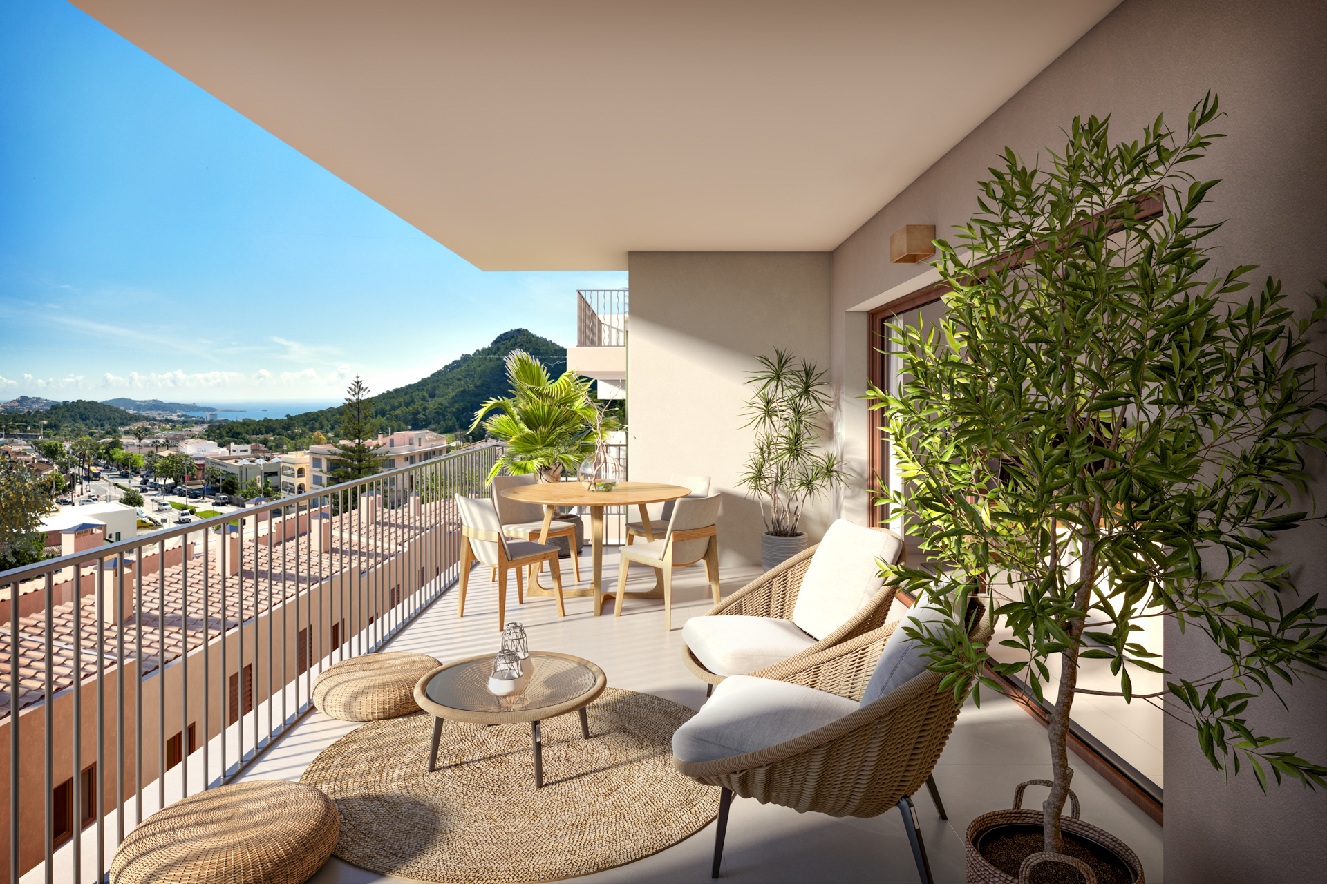 Moderne Penthaus-Wohnung mit fantastischem Meerblick, Tiefgaragenstellplatz und Gemeinschaftspool, 07580 Capdepera (Spanien), Dachgeschoss