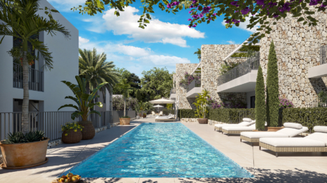NUR 130m zum Meer: Erdgeschosswohnung mit 3 Schlafzimmer, Terrasse, Garten und Tiefgaragenstellplatz, 07159 Sant Elm (Spanien), Erdgeschosswohnung