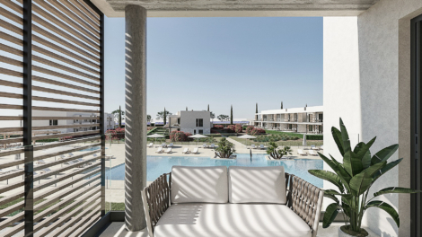 Obra nueva moderna: ático con azotea y piscina comunitaria de agua salada, 07639 Sa Ràpita (España), Planta superior