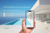 Moderno piso frente al mar con piscina comunitaria en una ubicación ideal - Visita via videollamada
