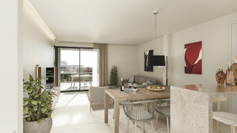 Modern new construction: penthouse with roof terrace and communal salt water pool, 07639 Sa Ràpita (Spain), Top floor