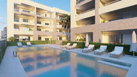 Etagenwohnung im 1. Stock mit 2 Schlafzimmern, Balkon, Stellplatz und Gemeinschaftspool, 07590 Cala Ratjada (Spanien), Etagenwohnung