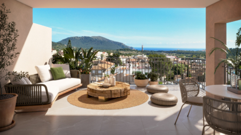 Moderne Penthaus-Wohnung mit fantastischem Meerblick, 2 Tiefgaragenstellplätze und Dachterrasse, 07580 Capdepera (Spanien), Maisonette