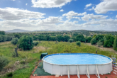 Perfect finca for a large family or several families: fantastic sea views and Mediterranean flair - View of the  set-up pool