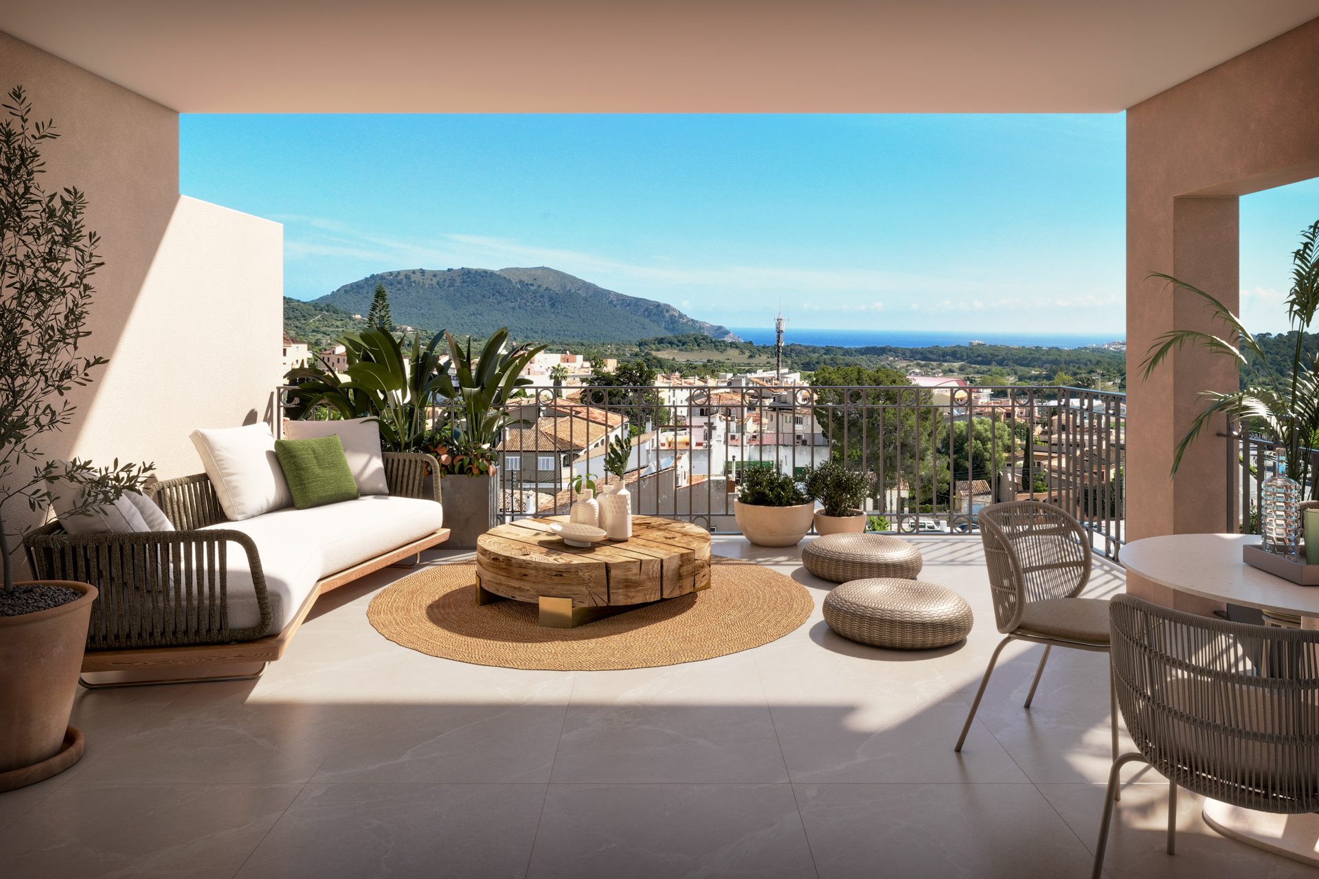 Moderne Penthaus-Wohnung mit fantastischem Meerblick, Tiefgaragenstellplatz und Gemeinschaftspool, 07580 Capdepera (Spanien), Dachgeschoss