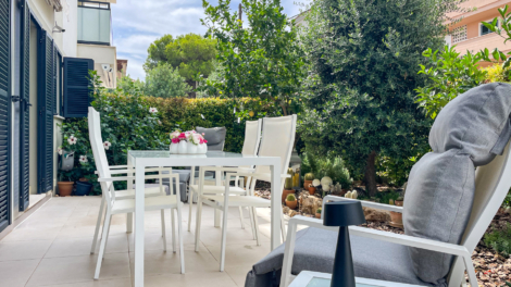 Spacious ground-floor apartment with 3 bedrooms, terrace, garden, and 2 parking spaces., 07590 Cala Ratjada (Spain), Ground floor flat