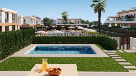Erstklassige Neubauvilla mit 3 SZ, privatem Garten und Gemeinschaftspool, 07580 Cala Ratjada (Spanien), Villa