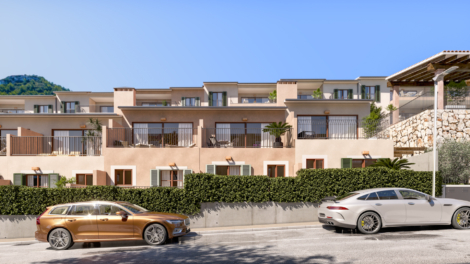 Moderno apartamento en planta baja con terraza, plaza de garaje subterránea y piscina comunitaria con vistas al mar, 07580 Capdepera (España), Piso en planta baja