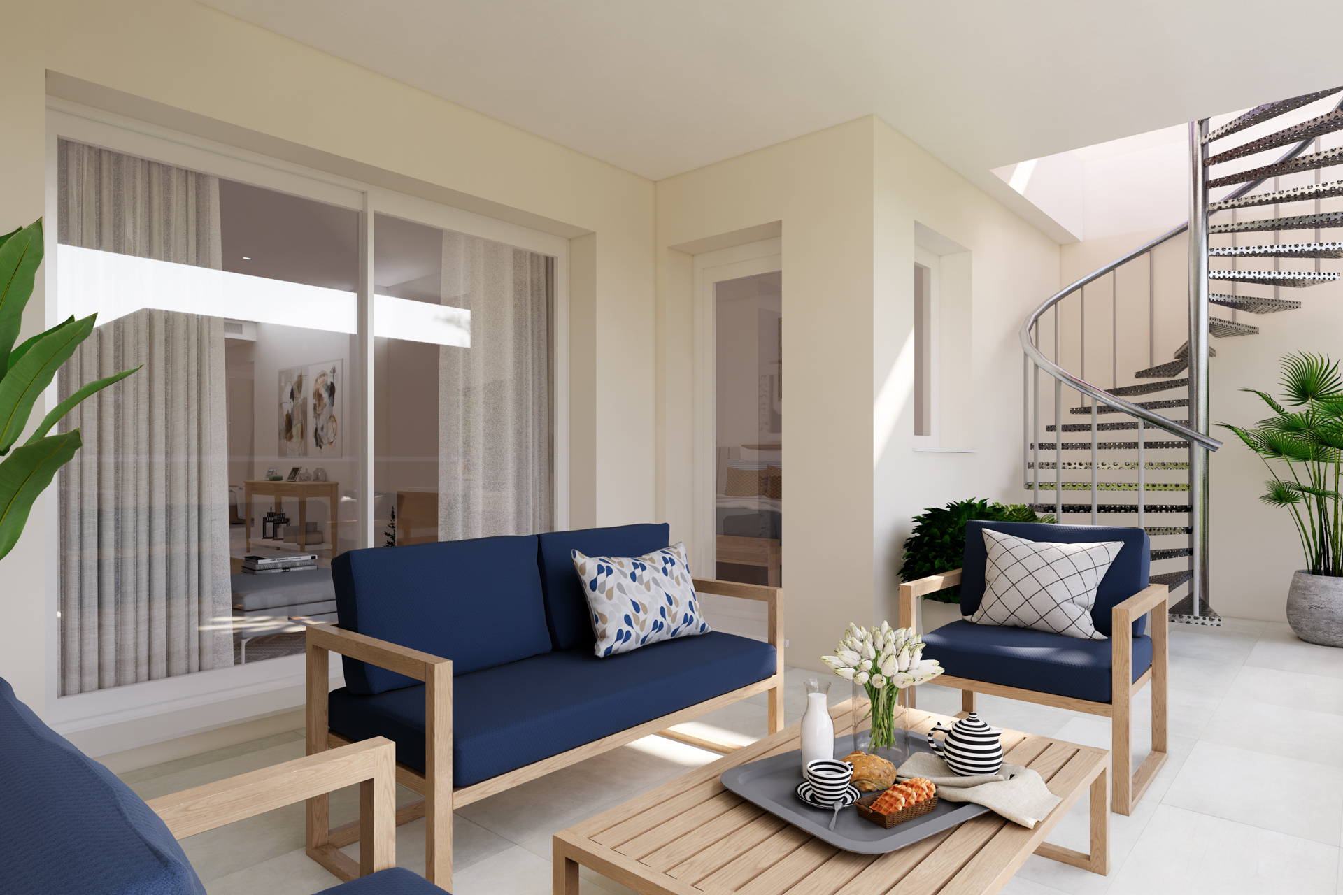 Neubau-Penthouse mit 2 Schlafzimmern, Dachterrasse, 2x Stellplatz und Gemeinschaftspool, 07590 Cala Ratjada (Spanien), Dachgeschoss