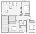 The last exclusive new-build apartment with communal pool in a quiet residential area - Floor plan of the last apartment