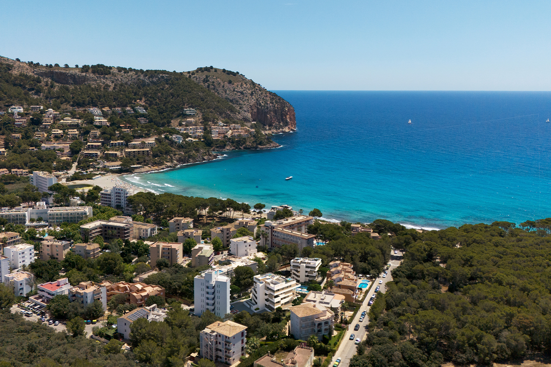 Only 150 m from the sea – Apartment on the 2nd floor with 2 bedrooms, balcony and outdoor parking space, 07589  Canyamel (Spain), Upper floor flat