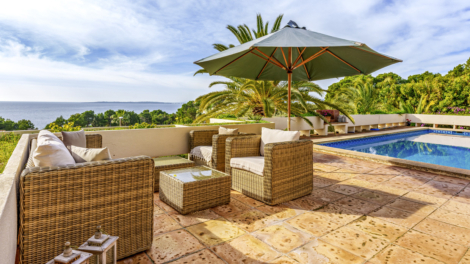 Exclusive villa with pool, guest apartment, wellness area and spectacular sea views, 07559 Costa de los Pinos (Spain), Villa