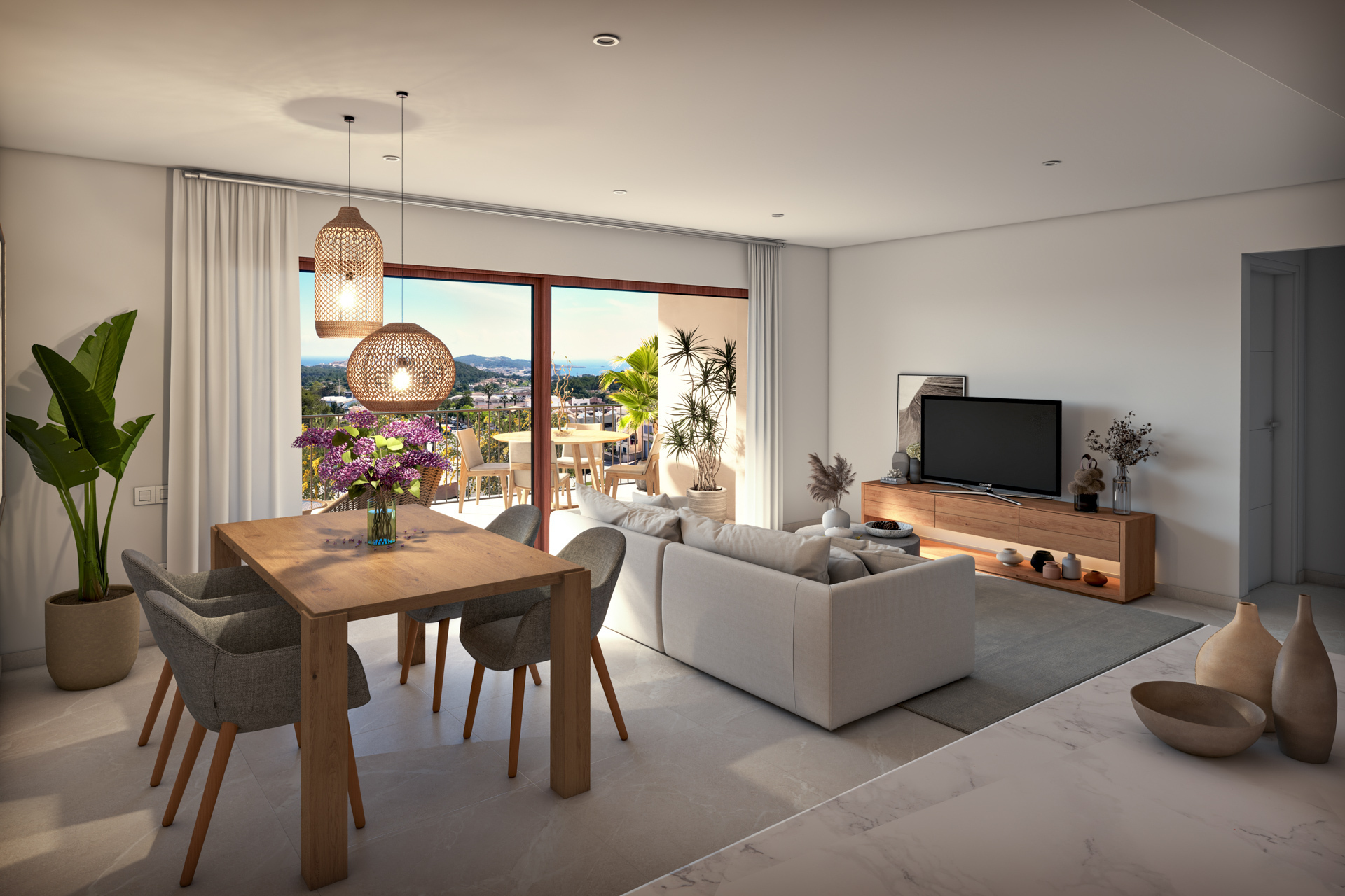 Moderne Duplex-Wohnung mit fantastischem Meerblick, 2 Tiefgaragenstellplätze und Gemeinschaftspool, 07580 Capdepera (Spanien), Maisonette